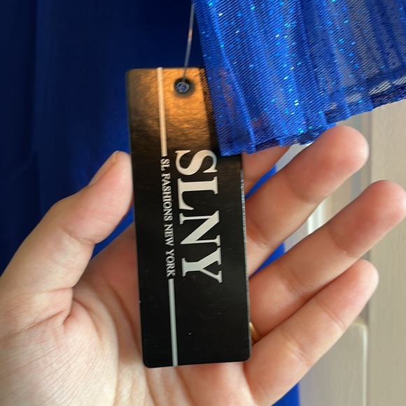 Blue SLNY Dress - Picture 4 of 6